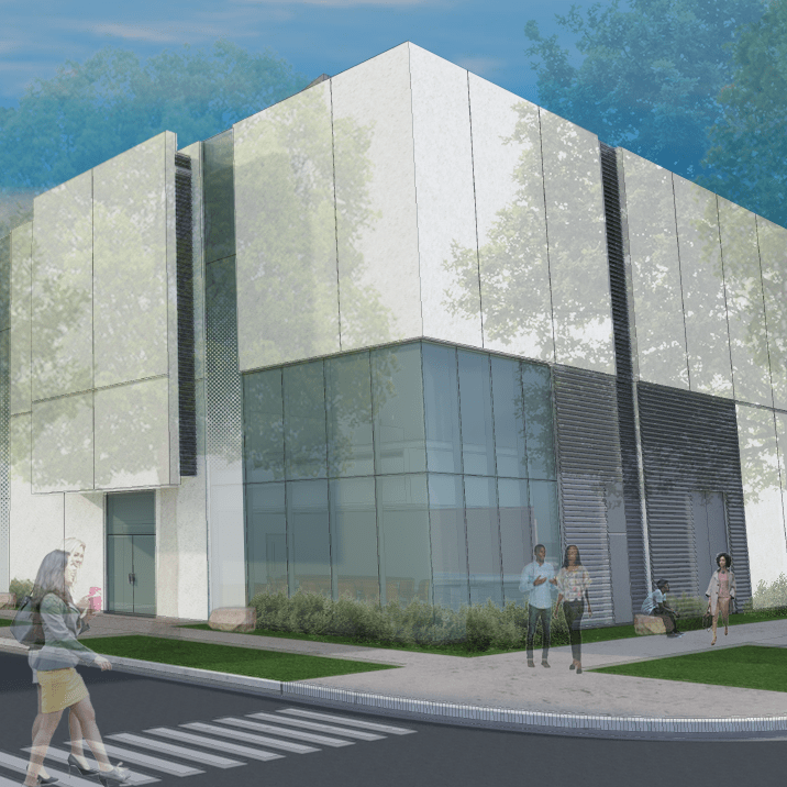 High Bay Research Building Rendering